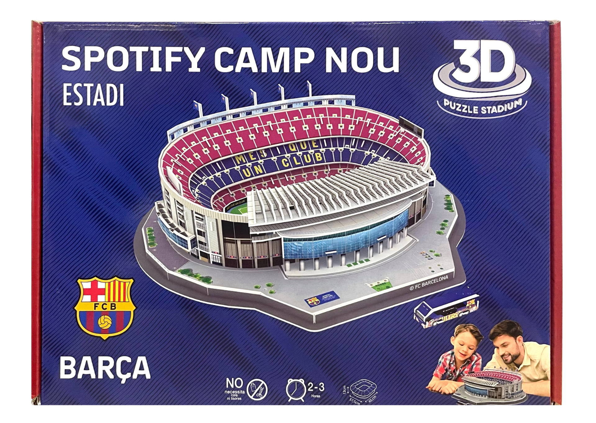 Puzzle 3D Estadi Spotify Camp Nou FCB.